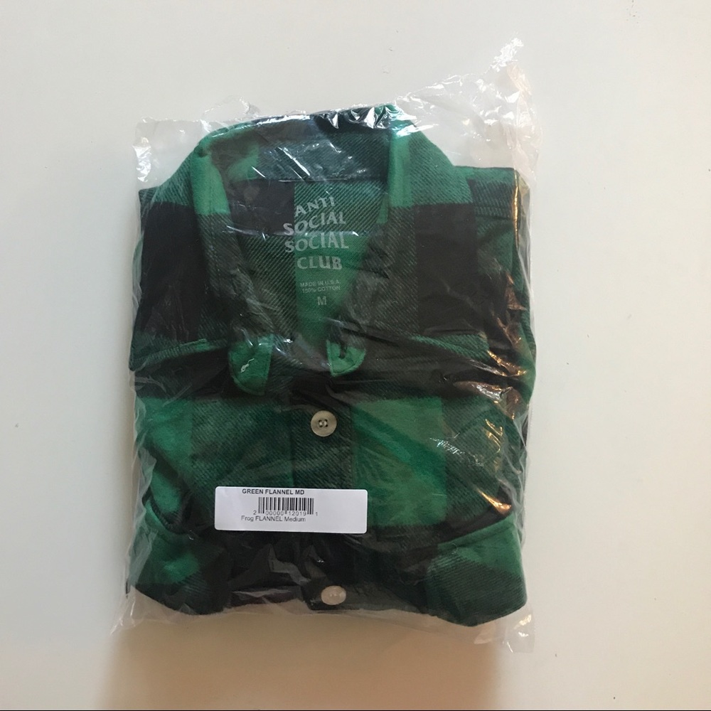 Anti social social club flannel shirt